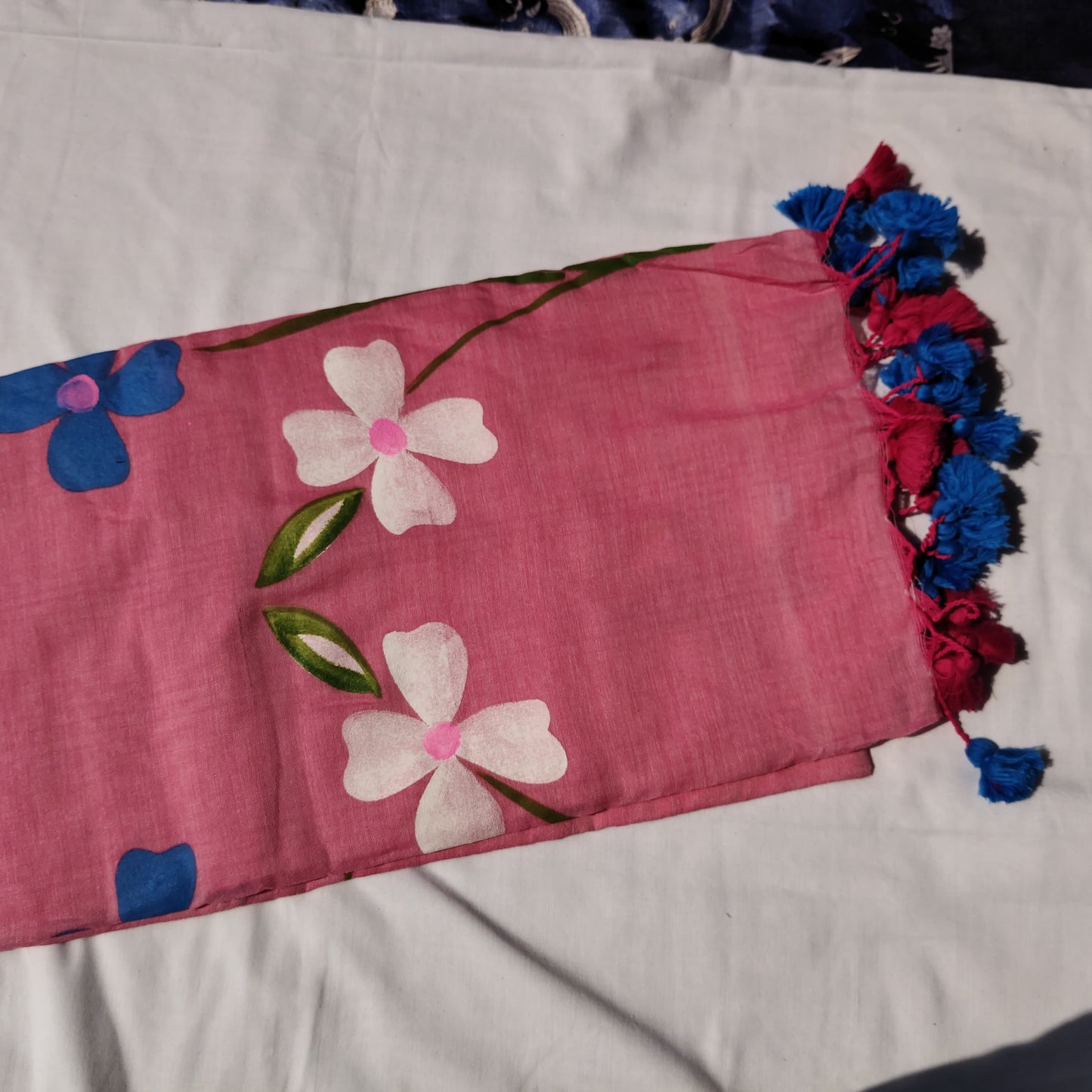 Baby Pink with floral prints