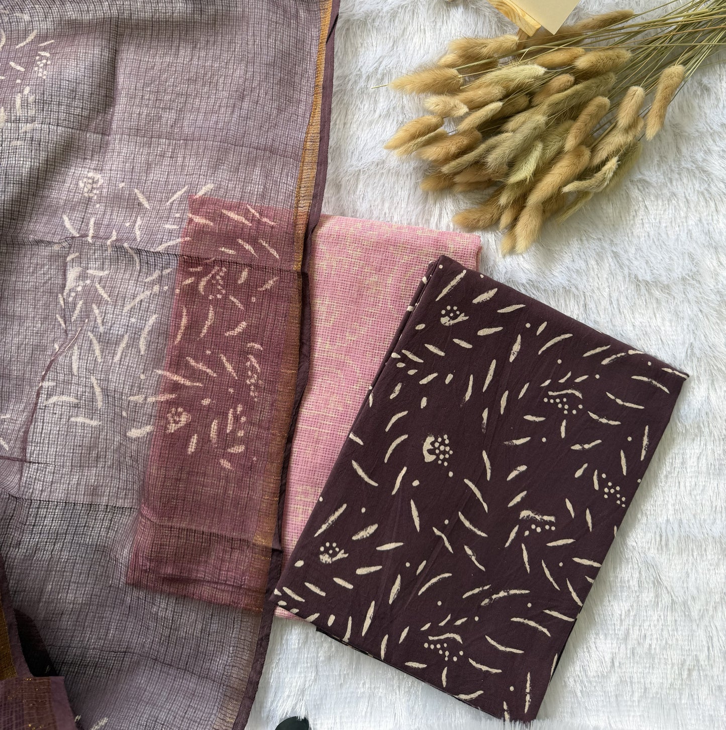 Pink & Purple Kurti Set