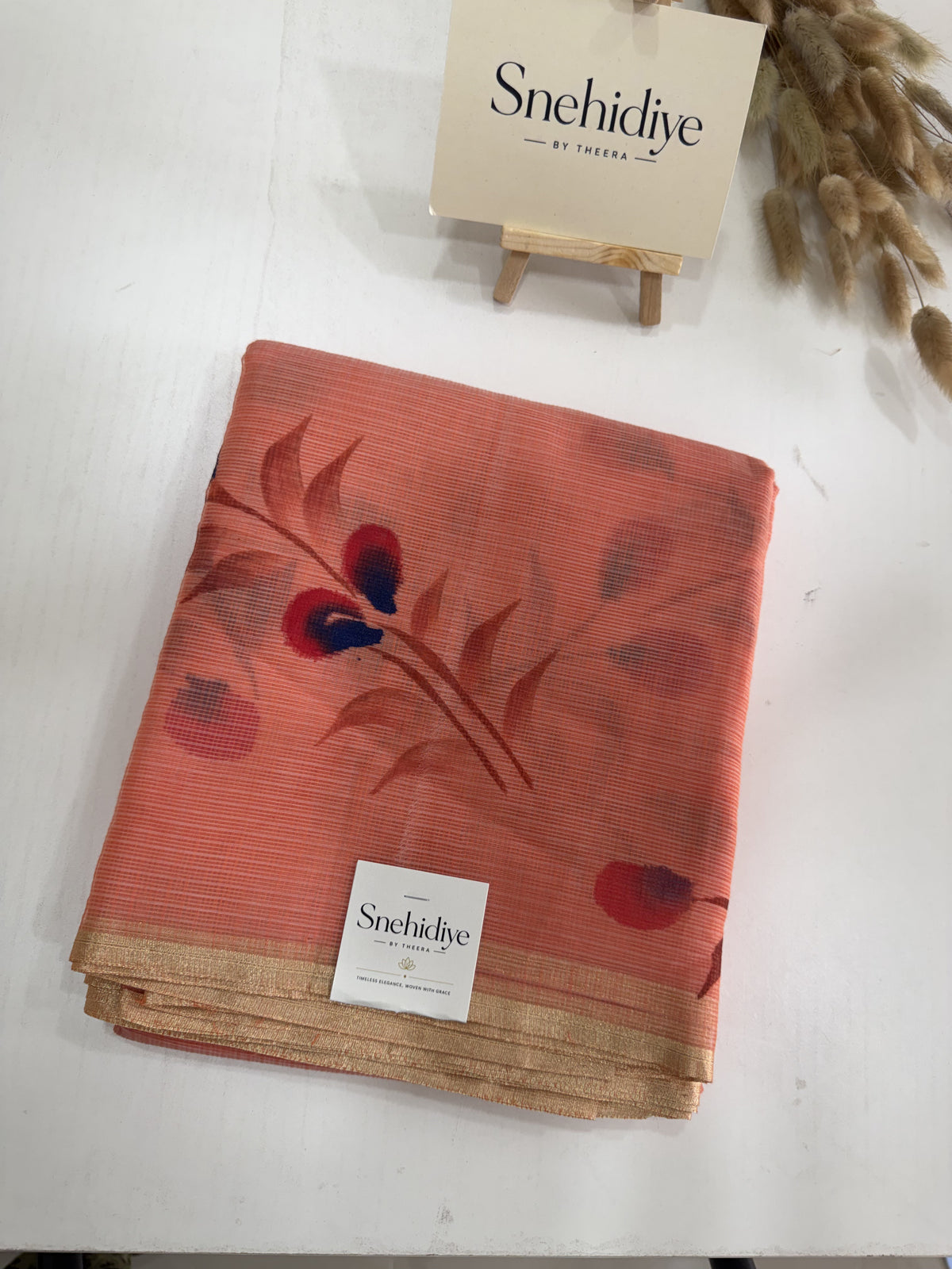 Floral paints - Peach