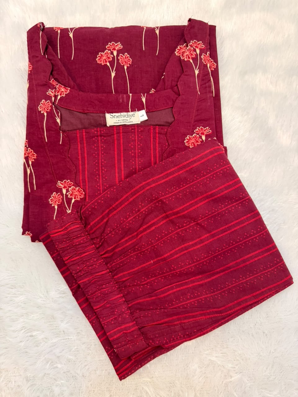 Maroon Floral
