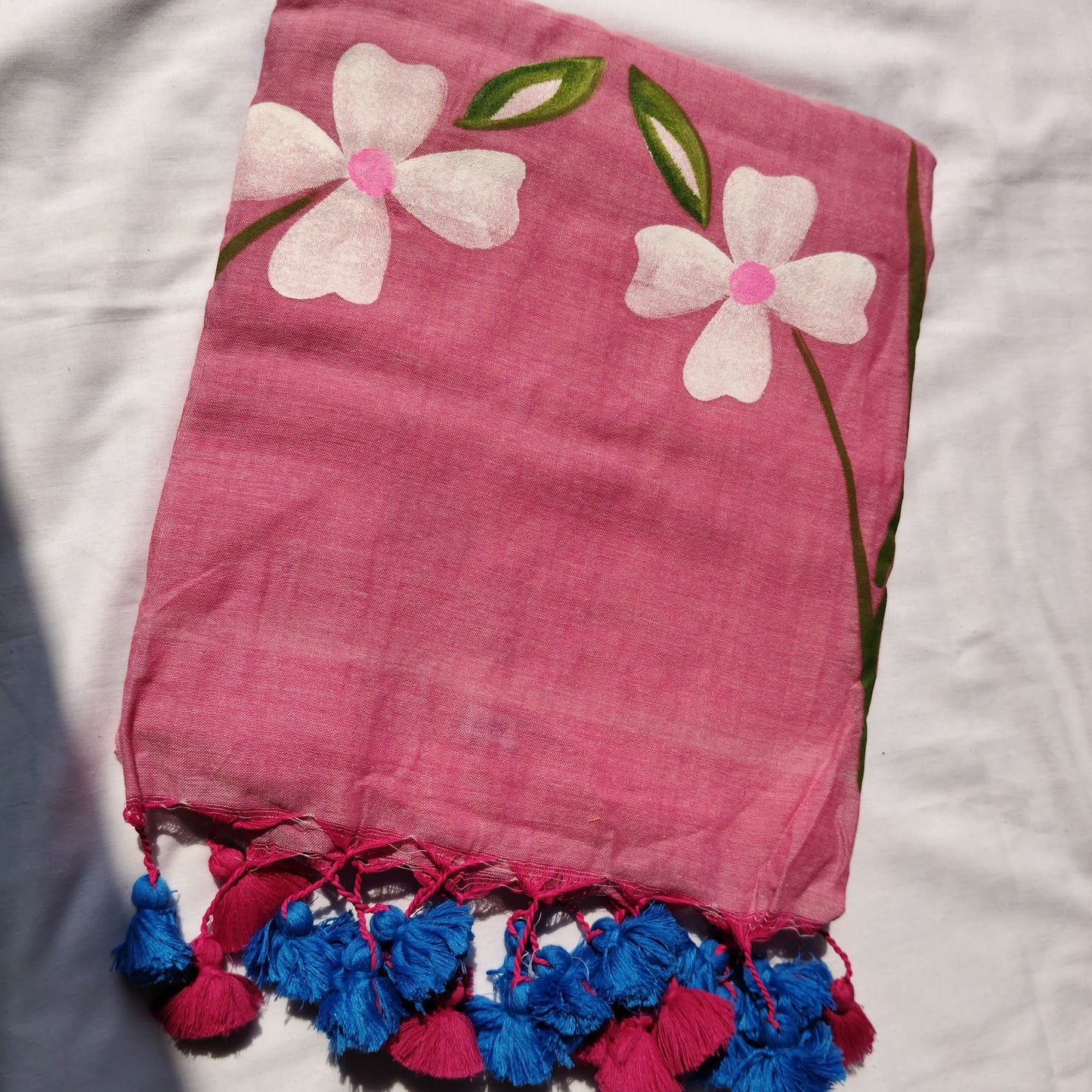 Baby Pink with floral prints