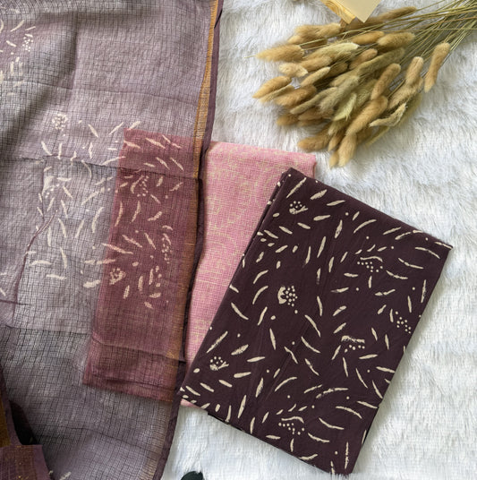Pink & Purple Kurti Set