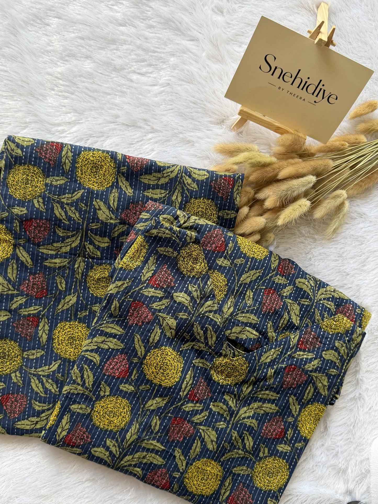 Blue Kantha