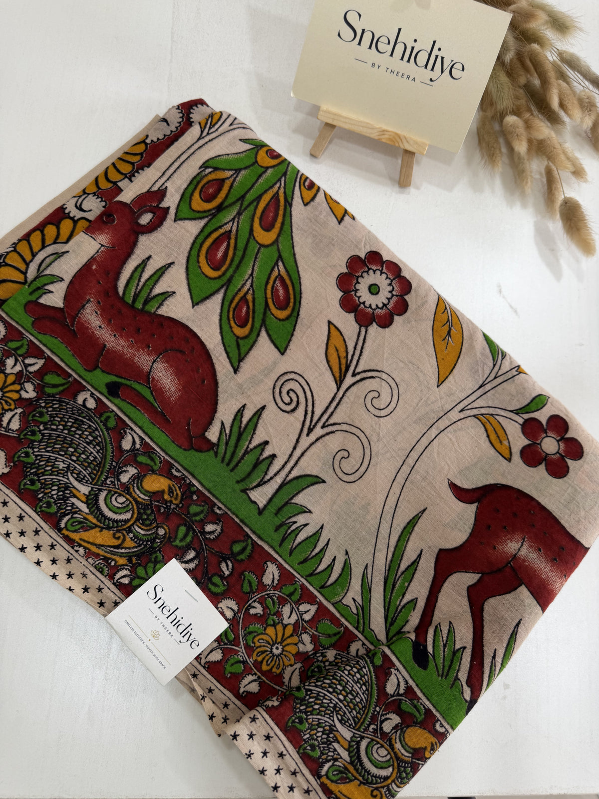 Deer - Beige & Multi Color