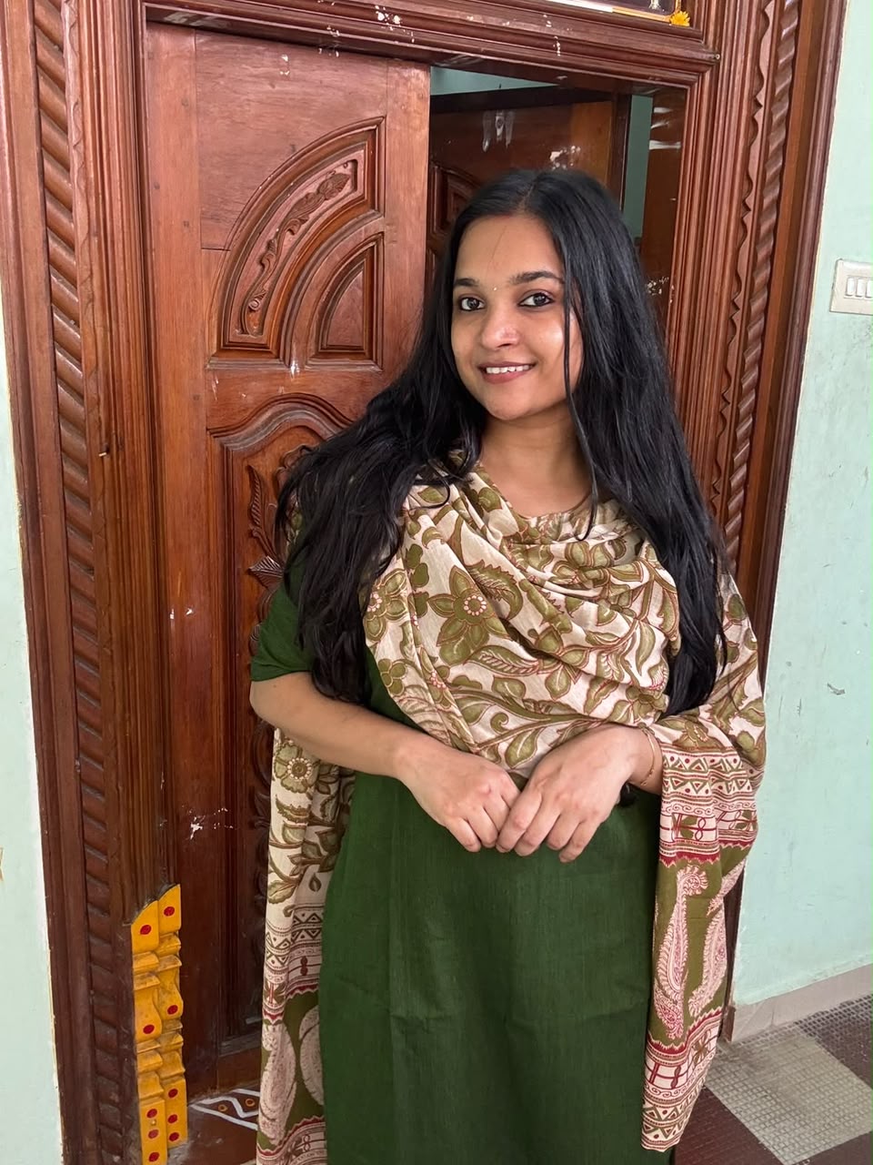 Green Kalamkari