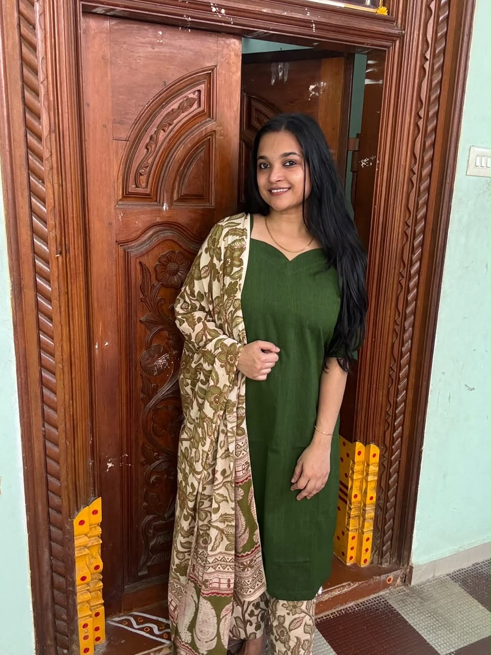 Green Kalamkari